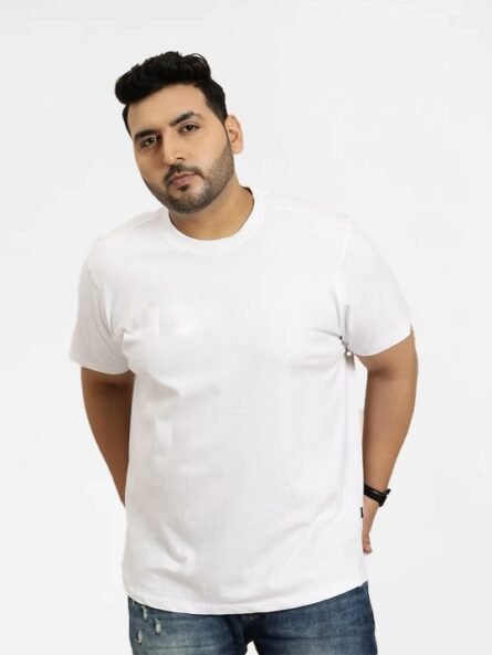 Plain White T-Shirt For Men