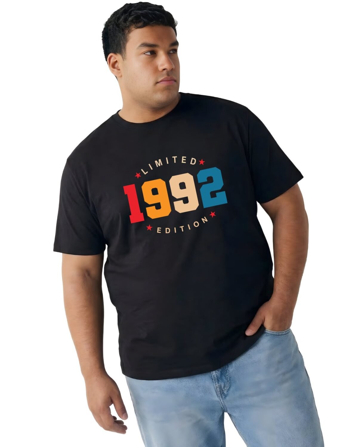 Men’s Plus‑Size “1992 Limited Edition” Printed T‑Shirt - Image 10