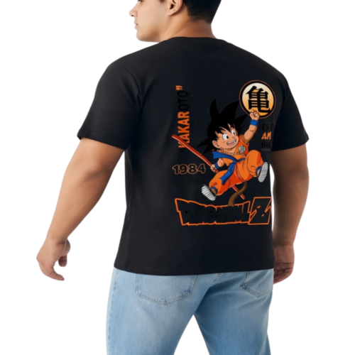 Dragon Ball Z‑Goku Graphic Tee Front And Back— Plus Size 2XL–7XL - Image 4