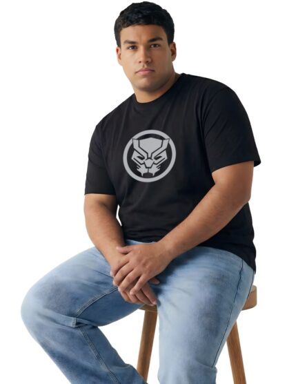 Trendy Panther Printed T-Shirt | Premium Quality Cotton | Plus Size