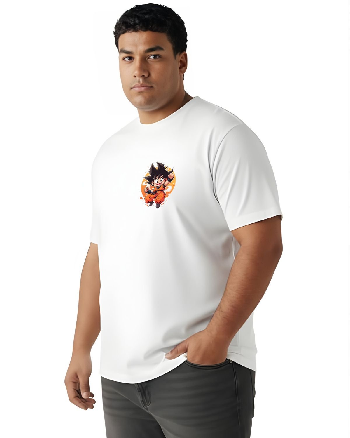 Dragon Ball Z Kids‑Goku Graphic Tee — Plus Size 2XL–7XL - Image 10