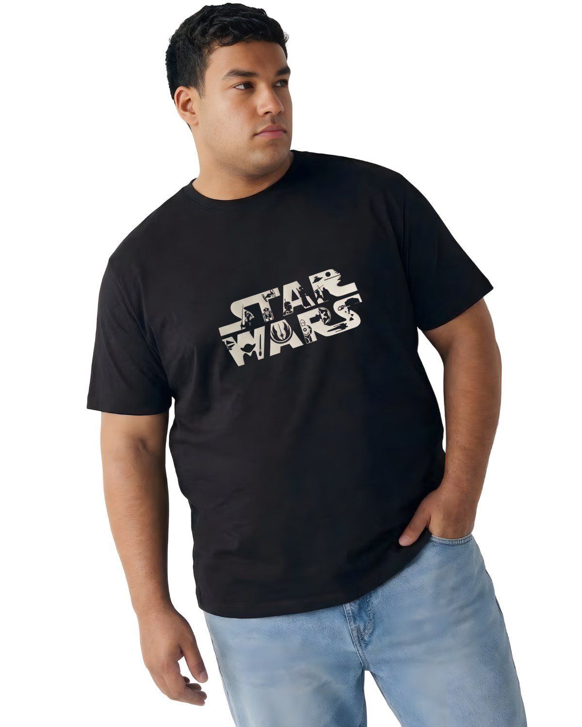 Star Wars Fan Apparel - Ultra Comfortable Cotton T-Shirt - Plus Sizes 2XL-7XL - Image 4