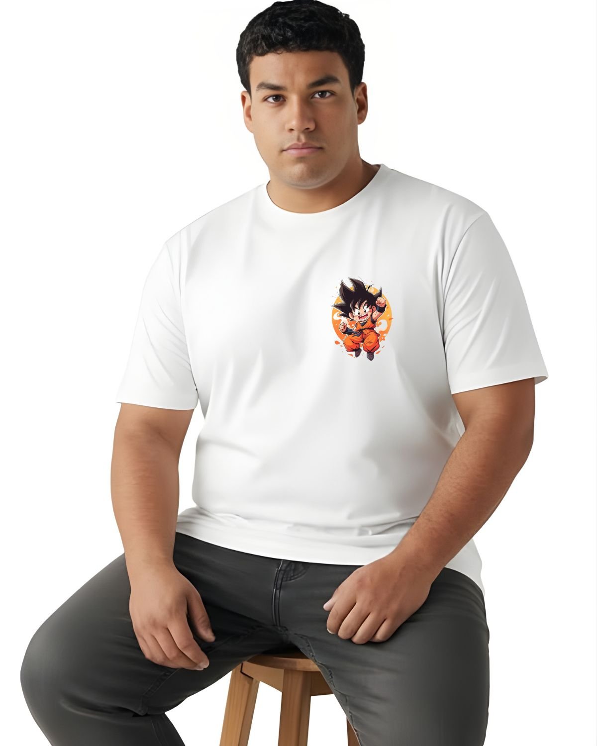 Dragon Ball Z Kids‑Goku Graphic Tee — Plus Size 2XL–7XL - Image 8