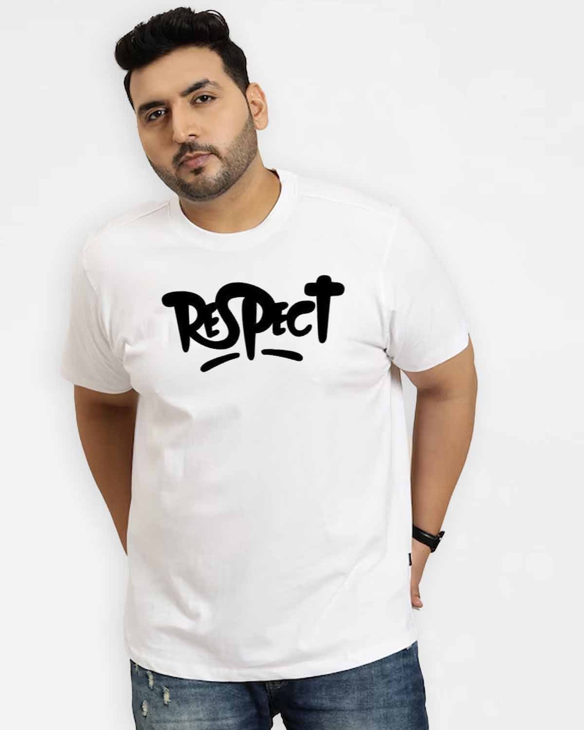 Respect Design T-shirt for Men