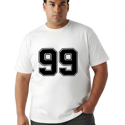 Trendy Printed T-Shirt | Premium Quality Cotton | Plus Size - Image 1