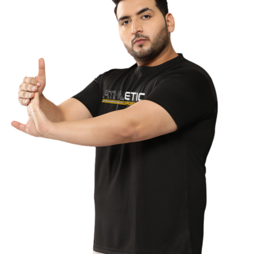 Athletic Men’s Premium Polyester T-Shirt | Quick Dry Stretch Tee |Solid Casual Sportswear - Image 9