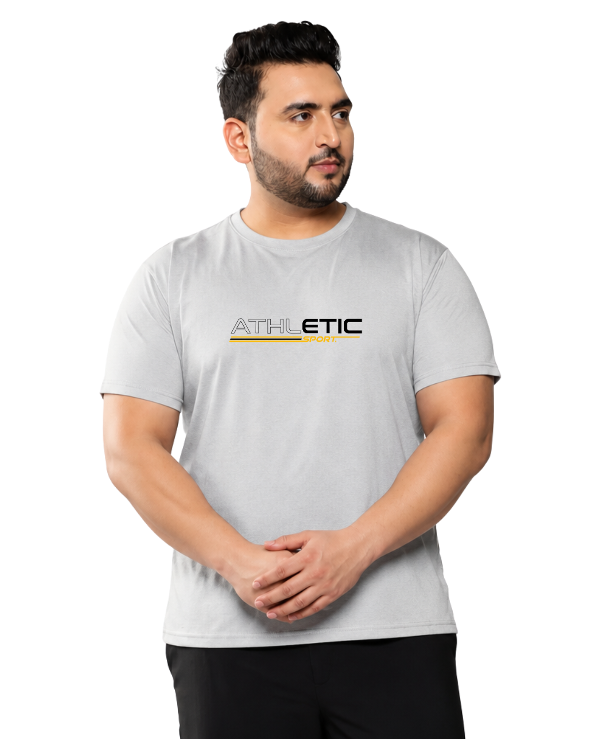 Athletic Men’s Premium Polyester T-Shirt | Quick Dry Stretch Tee |Solid Casual Sportswear - Image 14