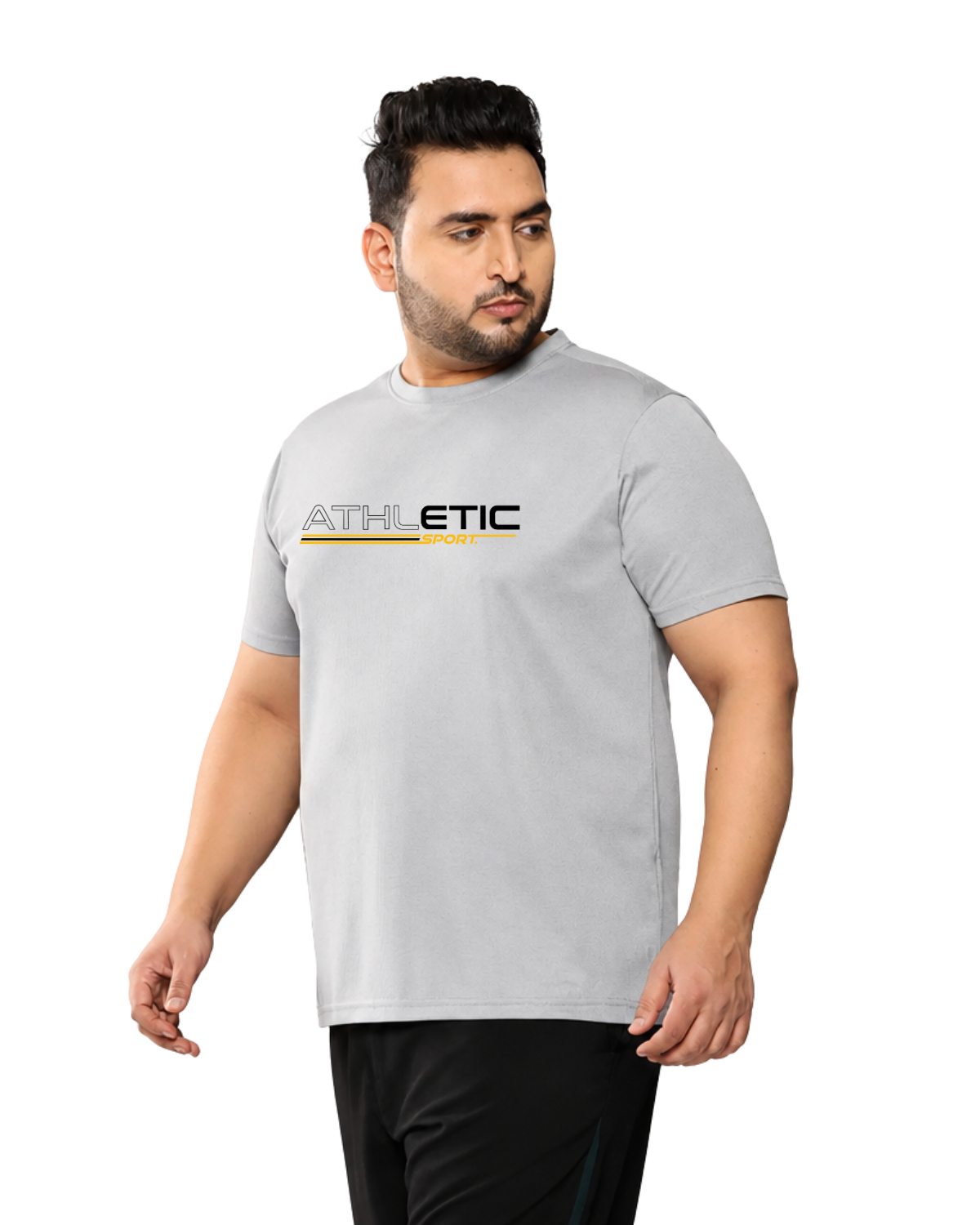 Athletic Men’s Premium Polyester T-Shirt | Quick Dry Stretch Tee |Solid Casual Sportswear - Image 12