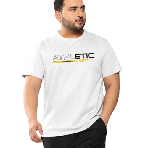 Athletic Men’s Premium Polyester T-Shirt | Quick Dry Stretch Tee |Solid Casual Sportswear - Image 5
