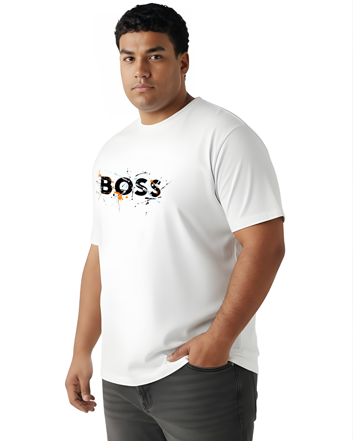 BOSS Splash Graphic Cotton Tee — Men’s Plus Size 2XL–7XL - Image 11
