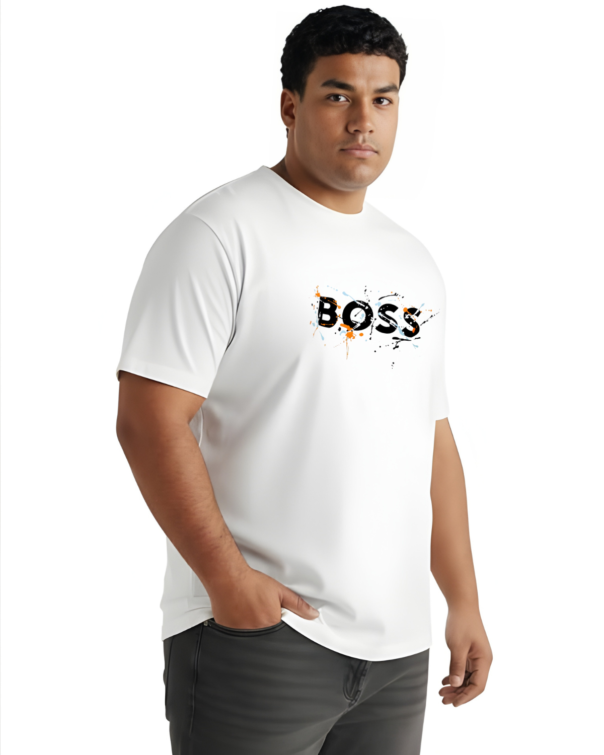 BOSS Splash Graphic Cotton Tee — Men’s Plus Size 2XL–7XL - Image 10