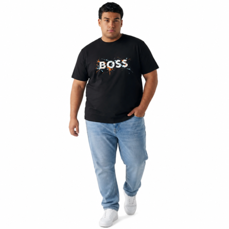 BOSS Splash Graphic Cotton Tee — Men’s Plus Size 2XL–7XL - Image 4