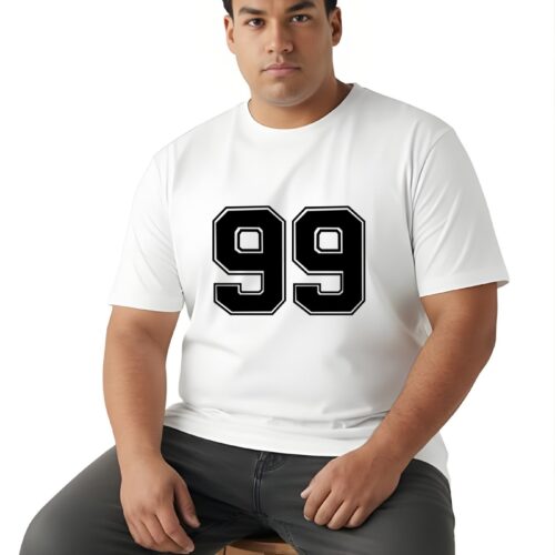 Trendy Printed T-Shirt | Premium Quality Cotton | Plus Size - Image 1