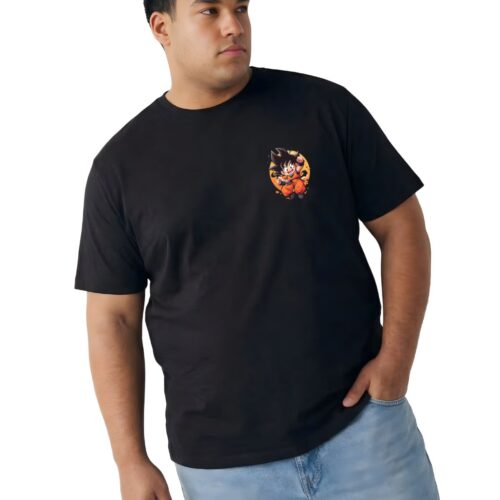 Dragon Ball Z‑Goku Graphic Tee Front And Back— Plus Size 2XL–7XL - Image 5