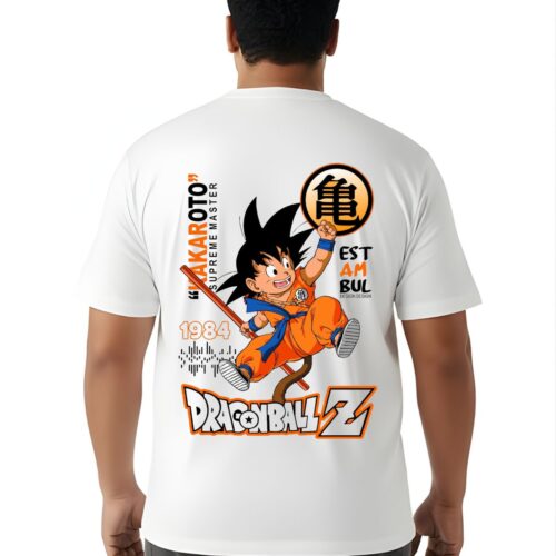 Dragon Ball Z‑Goku Graphic Tee Front And Back— Plus Size 2XL–7XL - Image 9