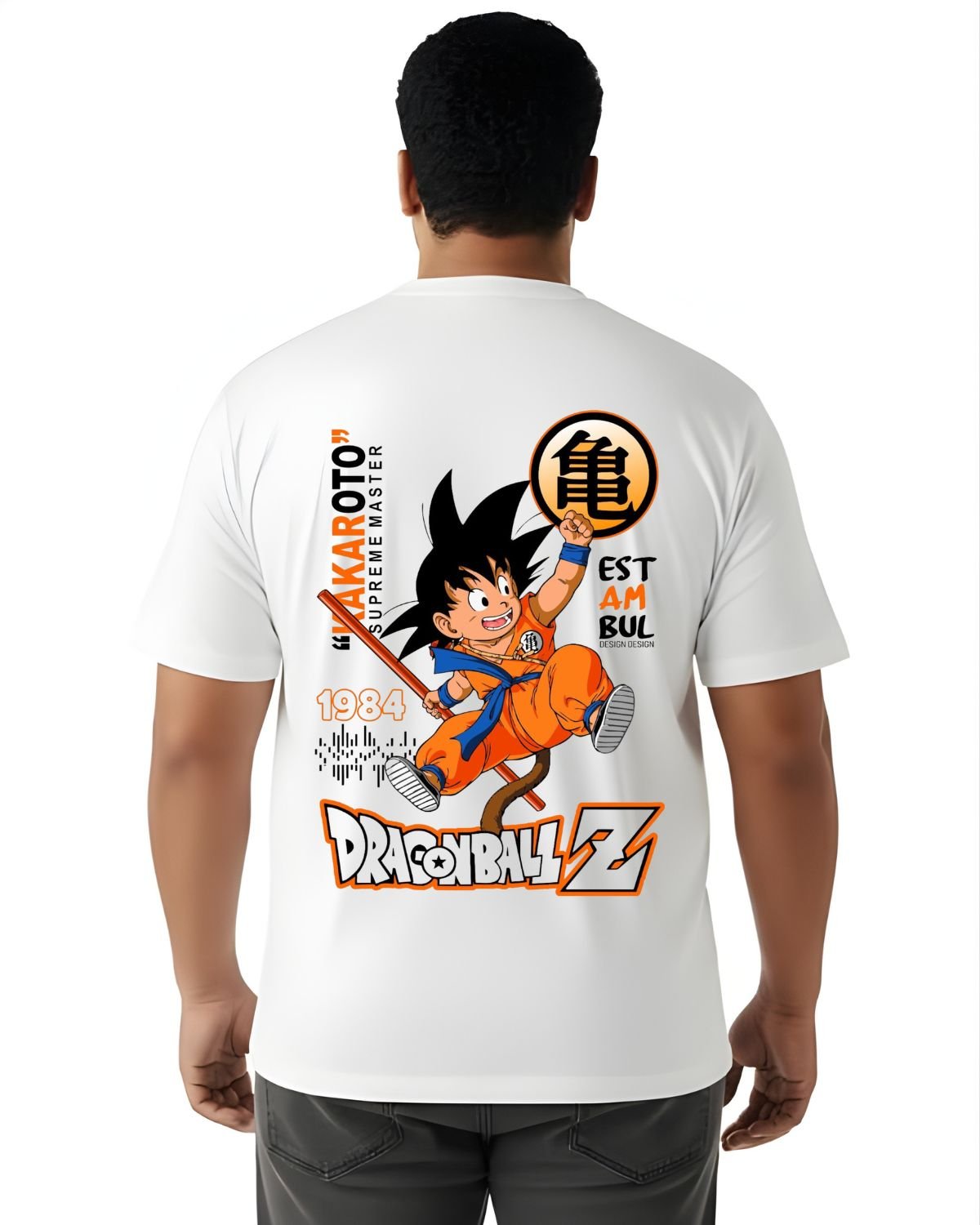 Dragon Ball Z‑Goku Graphic Tee Front And Back— Plus Size 2XL–7XL - Image 9