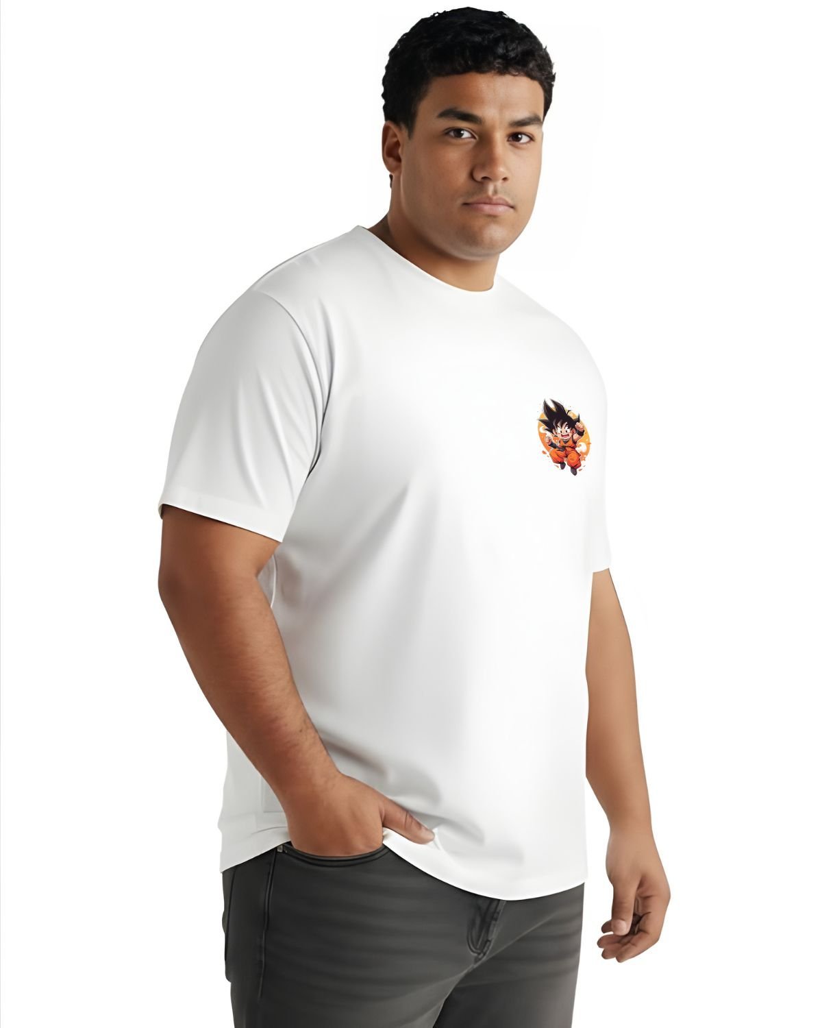 Dragon Ball Z Kids‑Goku Graphic Tee Front And Back— Plus Size 2XL–7XL - Image 4