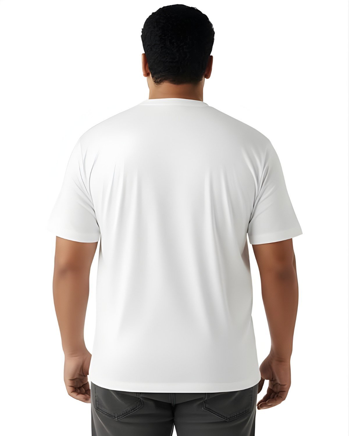 Vintage Headphones Design Plus-Size White Graphic Tee - Image 3