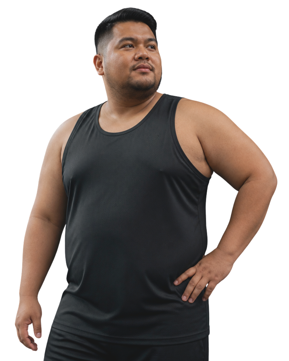 Plain Sando Plus Size Sweat-Resistant Top-Fresh Move Freely - Image 17