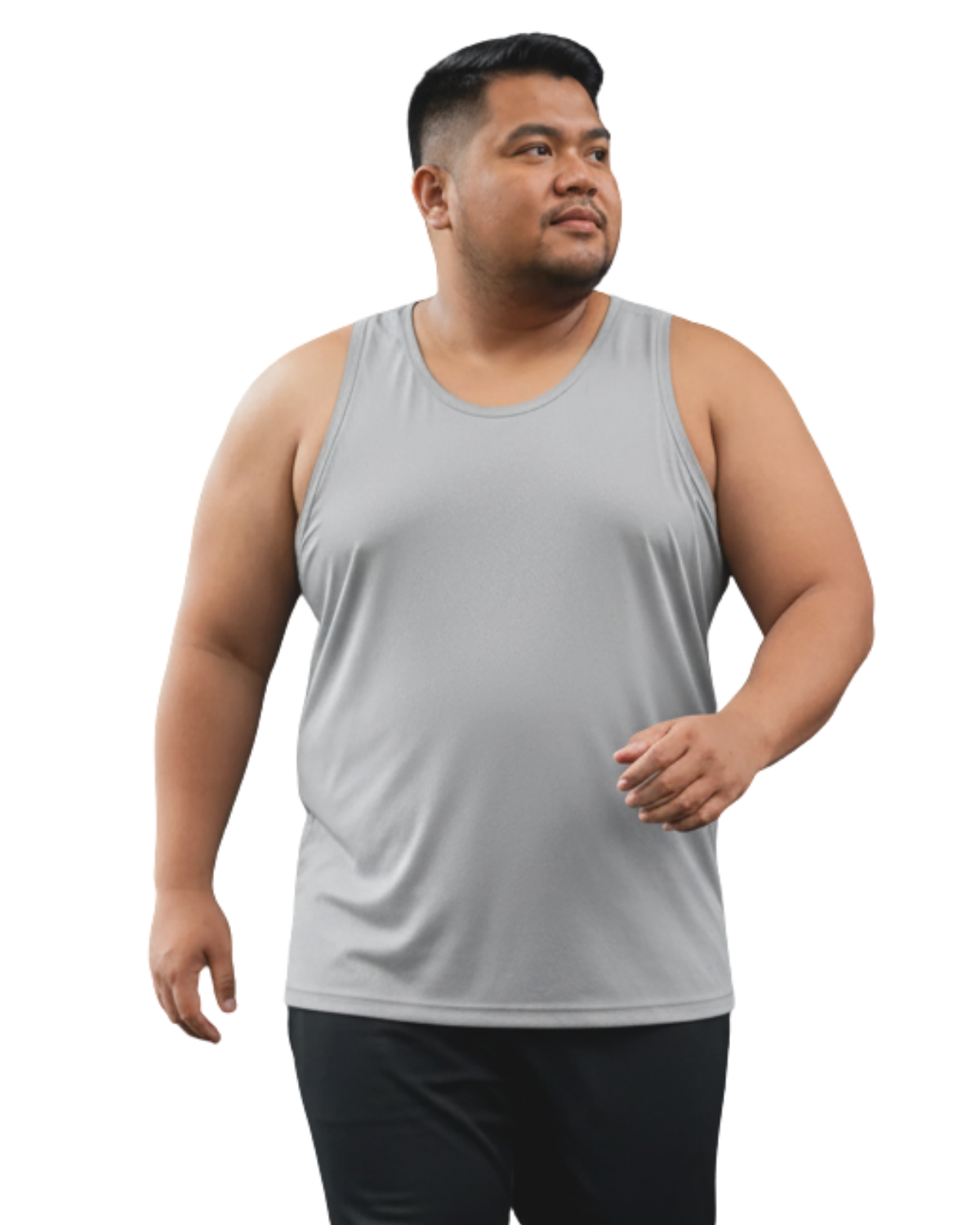 Plain Sando Plus Size Sweat-Resistant Top-Fresh Move Freely - Image 3