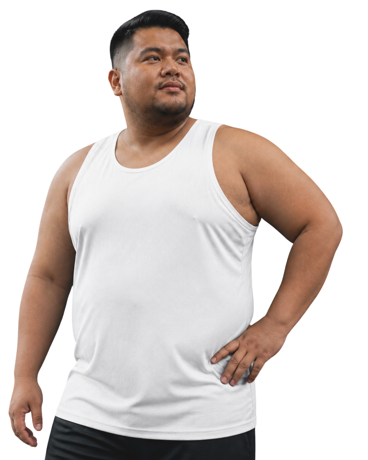Plain Sando Plus Size Sweat-Resistant Top-Fresh Move Freely - Image 10