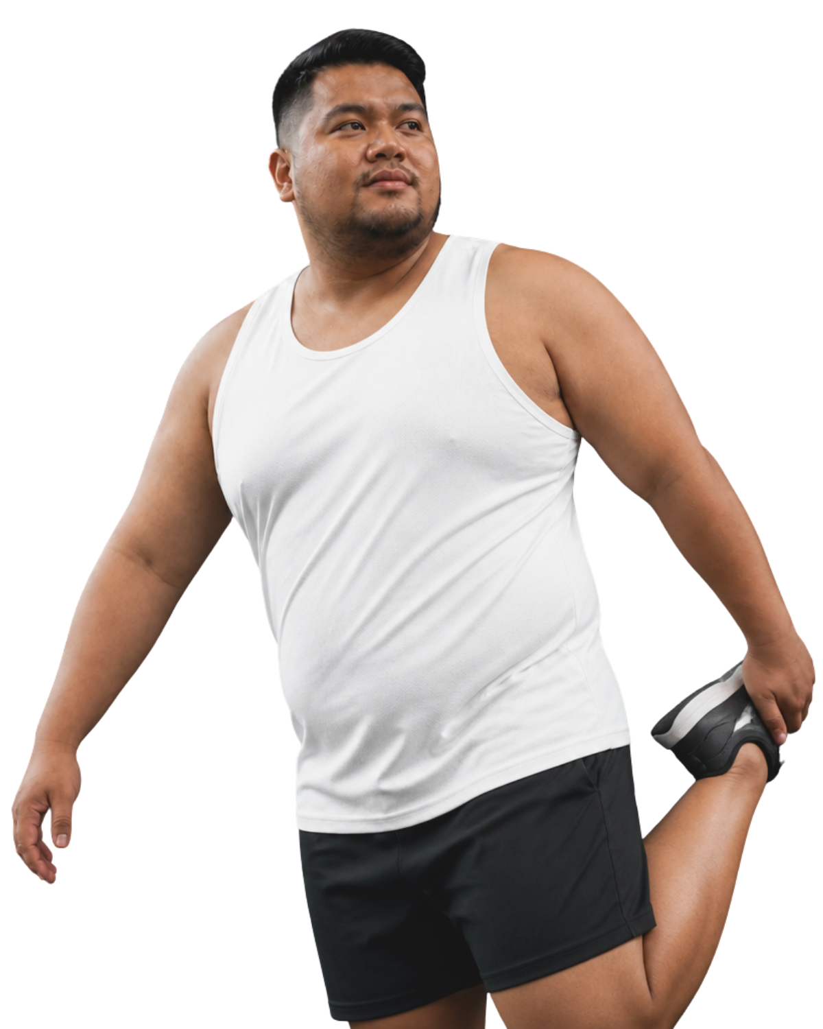 Plain Sando Plus Size Sweat-Resistant Top-Fresh Move Freely - Image 9