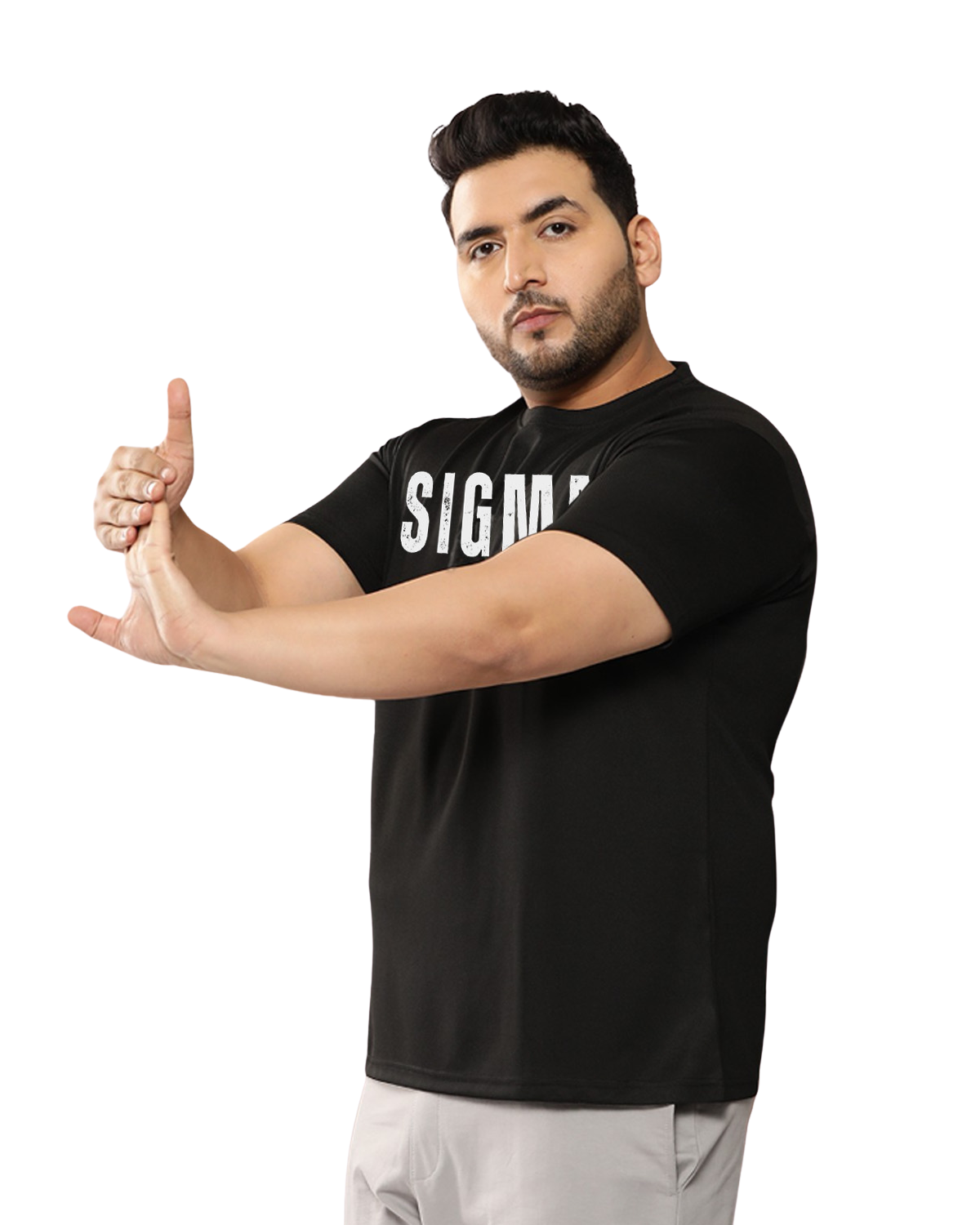 SIGMA | Men’s Premium Polyester T-Shirt | Quick Dry Stretch Tee - Image 5