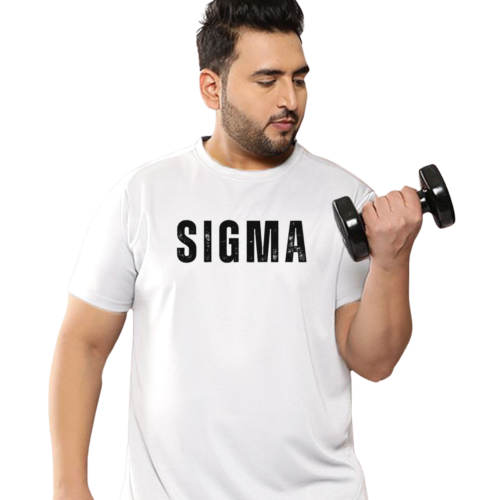 SIGMA | Men’s Premium Polyester T-Shirt | Quick Dry Stretch Tee - Image 1