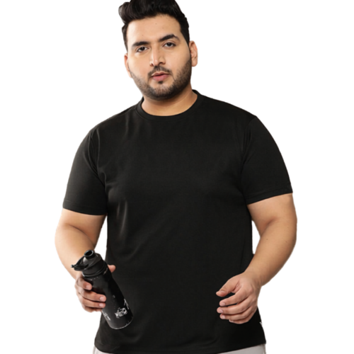Men’s Premium Polyester Oversized T-Shirt | Solid Casual Sportswear | Plus Size 2XL–7XL - Image 11