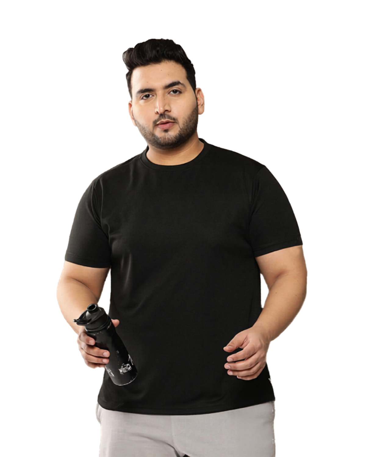 Men’s Premium Polyester Oversized T-Shirt | Solid Casual Sportswear | Plus Size 2XL–7XL - Image 11