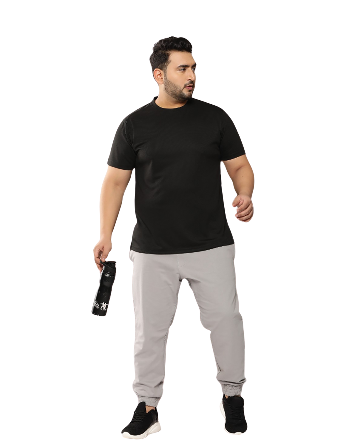 Men’s Premium Polyester Oversized T-Shirt | Solid Casual Sportswear | Plus Size 2XL–7XL - Image 9
