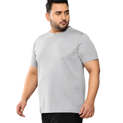 Men’s Premium Polyester Oversized T-Shirt | Solid Casual Sportswear | Plus Size 2XL–7XL - Image 18