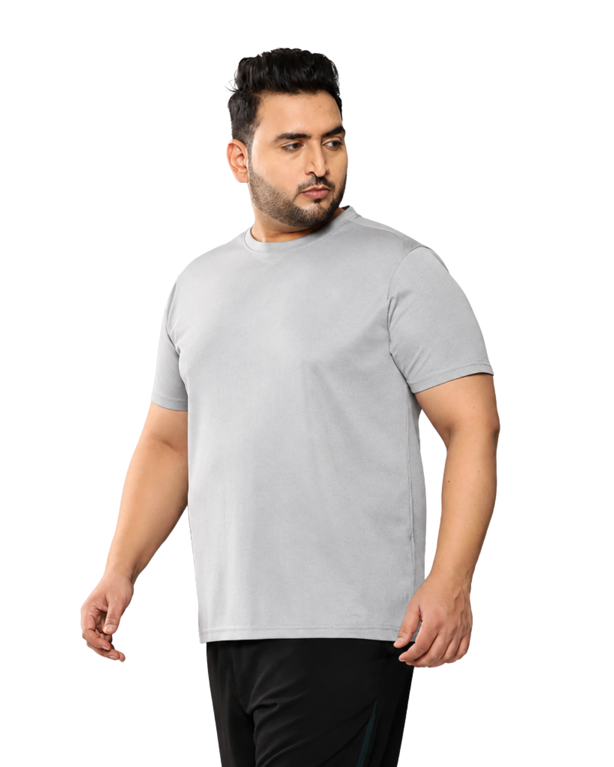 Men’s Premium Polyester Oversized T-Shirt | Solid Casual Sportswear | Plus Size 2XL–7XL - Image 18