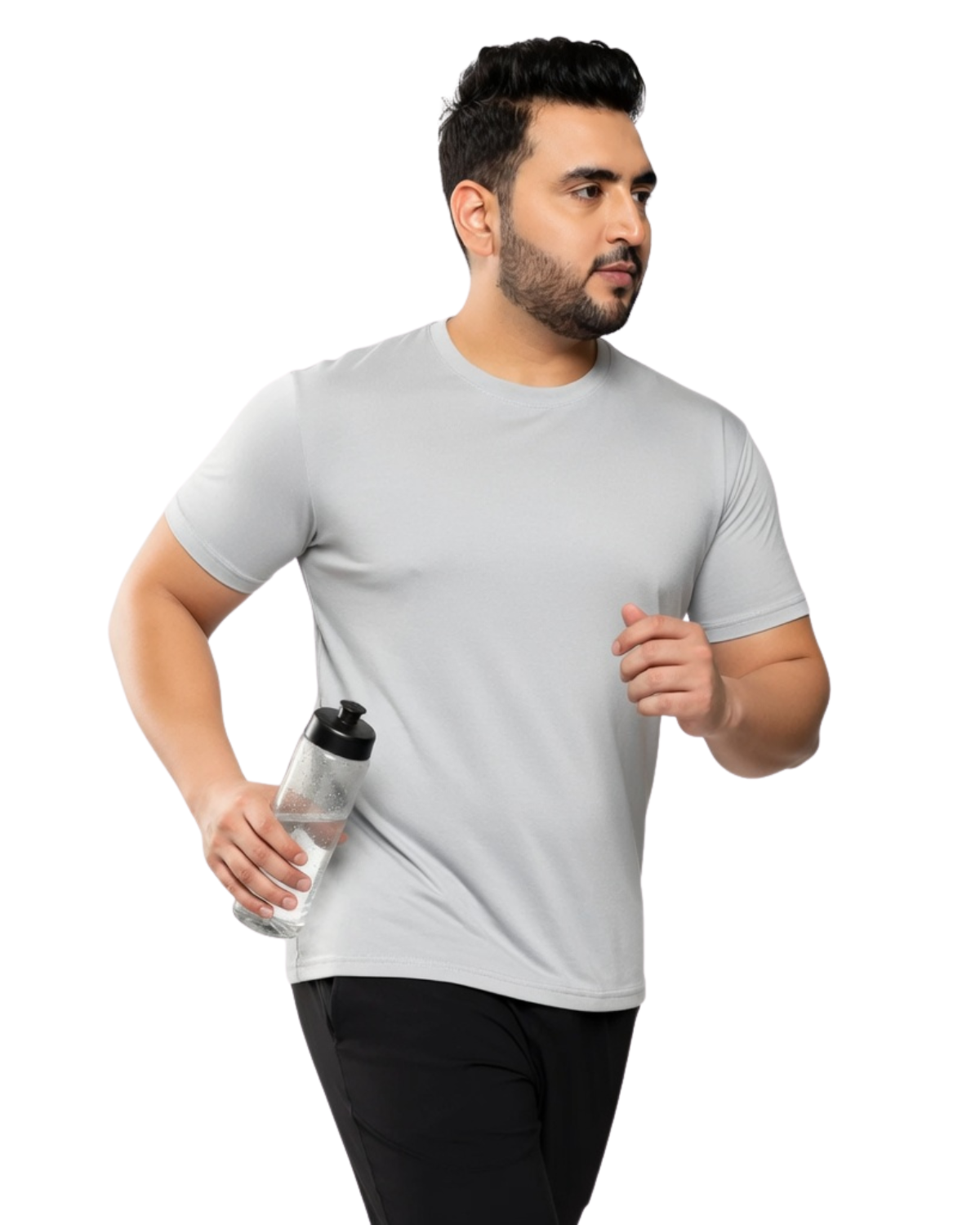 Men’s Premium Polyester Oversized T-Shirt | Solid Casual Sportswear | Plus Size 2XL–7XL - Image 17