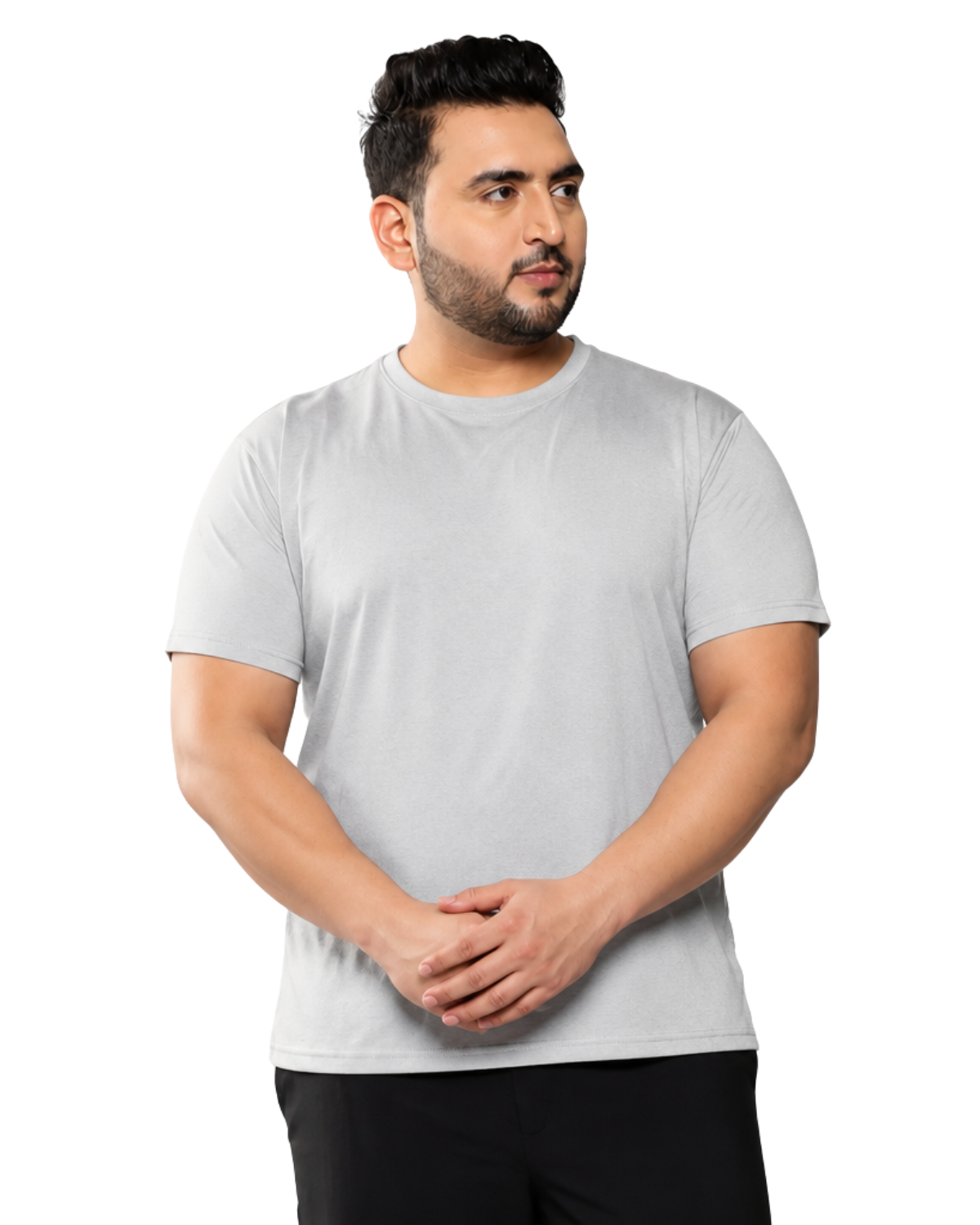 Men’s Premium Polyester Oversized T-Shirt | Solid Casual Sportswear | Plus Size 2XL–7XL - Image 16