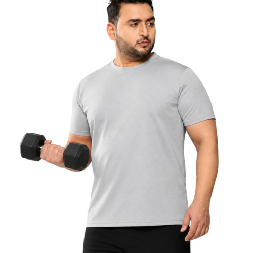 Men’s Premium Polyester Oversized T-Shirt | Solid Casual Sportswear | Plus Size 2XL–7XL - Image 15