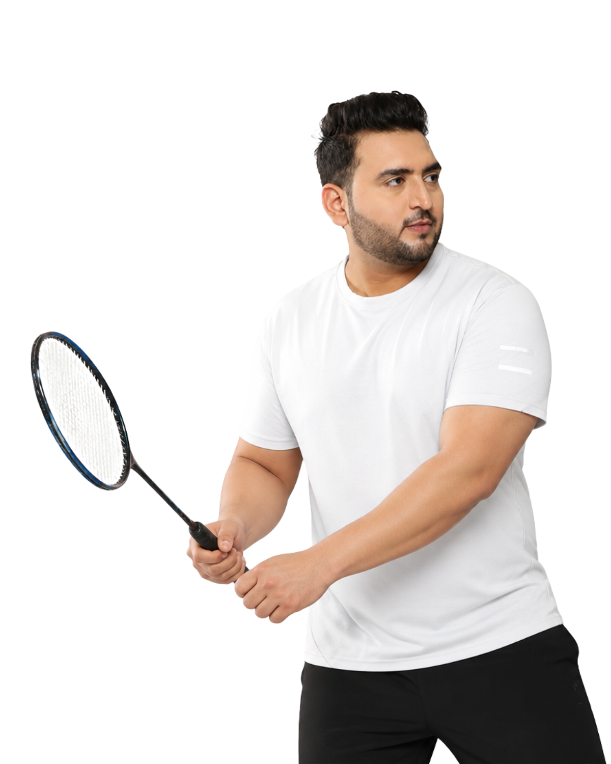 Men’s Premium Polyester Oversized T-Shirt | Solid Casual Sportswear | Plus Size 2XL–7XL