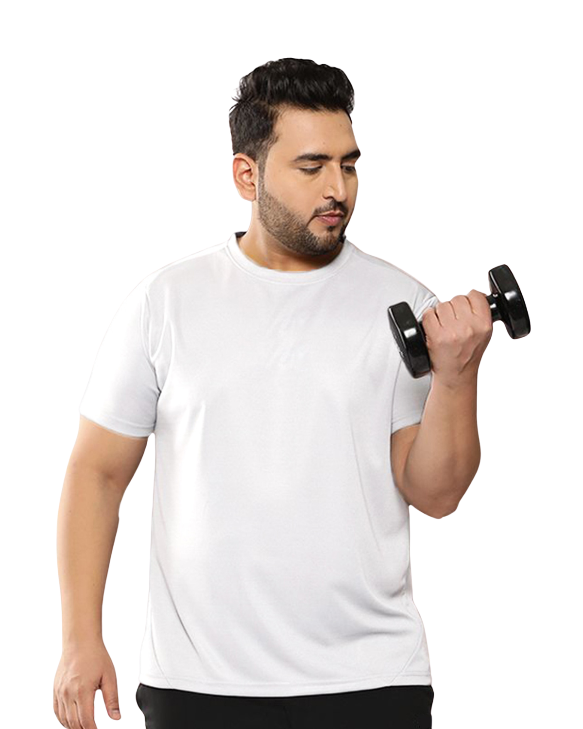 Men’s Premium Polyester Oversized T-Shirt | Solid Casual Sportswear | Plus Size 2XL–7XL - Image 2