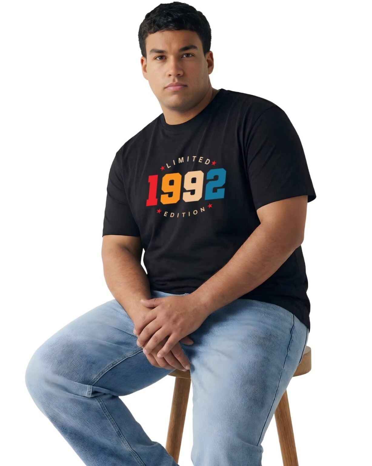 Men’s Plus‑Size “1992 Limited Edition” Printed T‑Shirt - Image 9