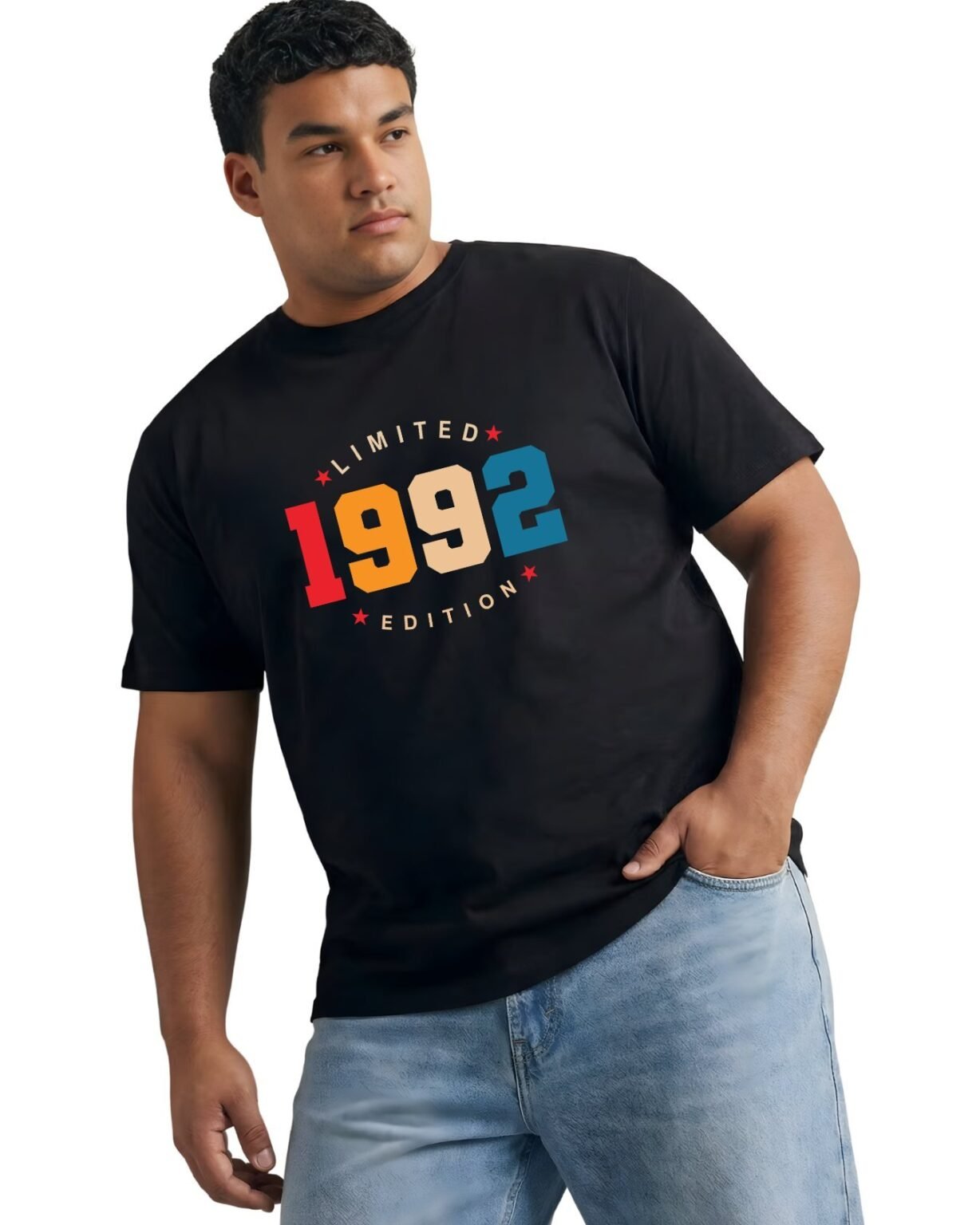 Men’s Plus‑Size “1992 Limited Edition” Printed T‑Shirt - Image 10