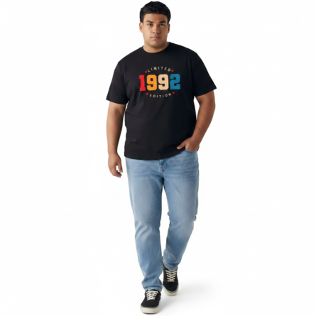 Men’s Plus‑Size “1992 Limited Edition” Printed T‑Shirt - Image 8