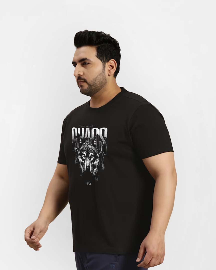 Wolf Design T-shirt for Men - Image 2