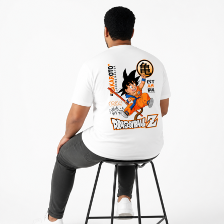 Dragon Ball Z Kids‑Goku Graphic Tee Front And Back— Plus Size 2XL–7XL - Image 7