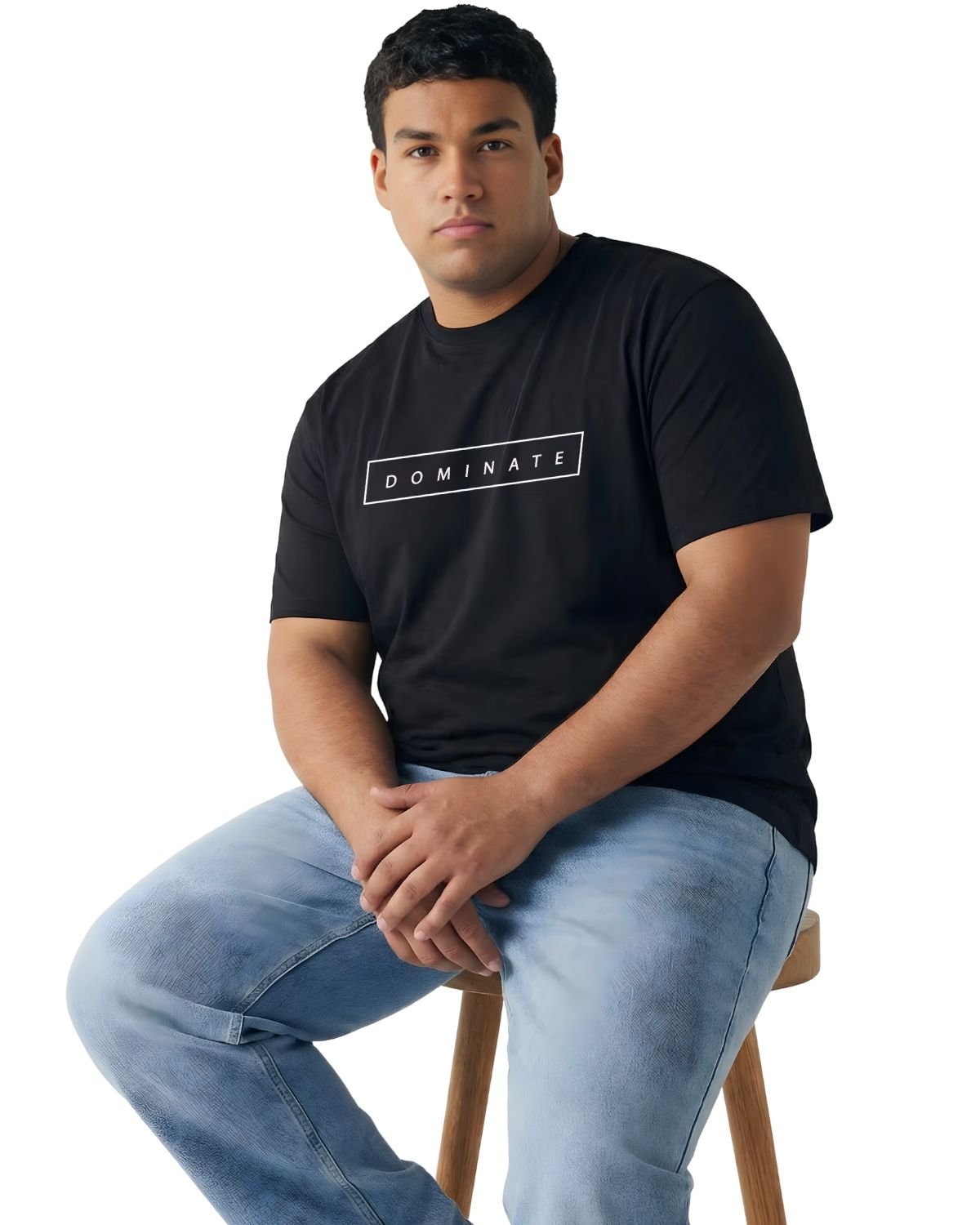Dominate Men’s Cotton Blend Graphic T-Shirt – Soft Comfort Casual Tee - Image 4