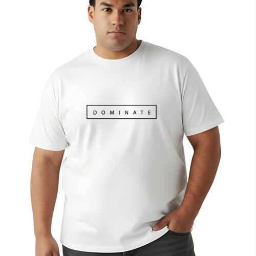Dominate Men’s Cotton Blend Graphic T-Shirt – Soft Comfort Casual Tee - Image 10