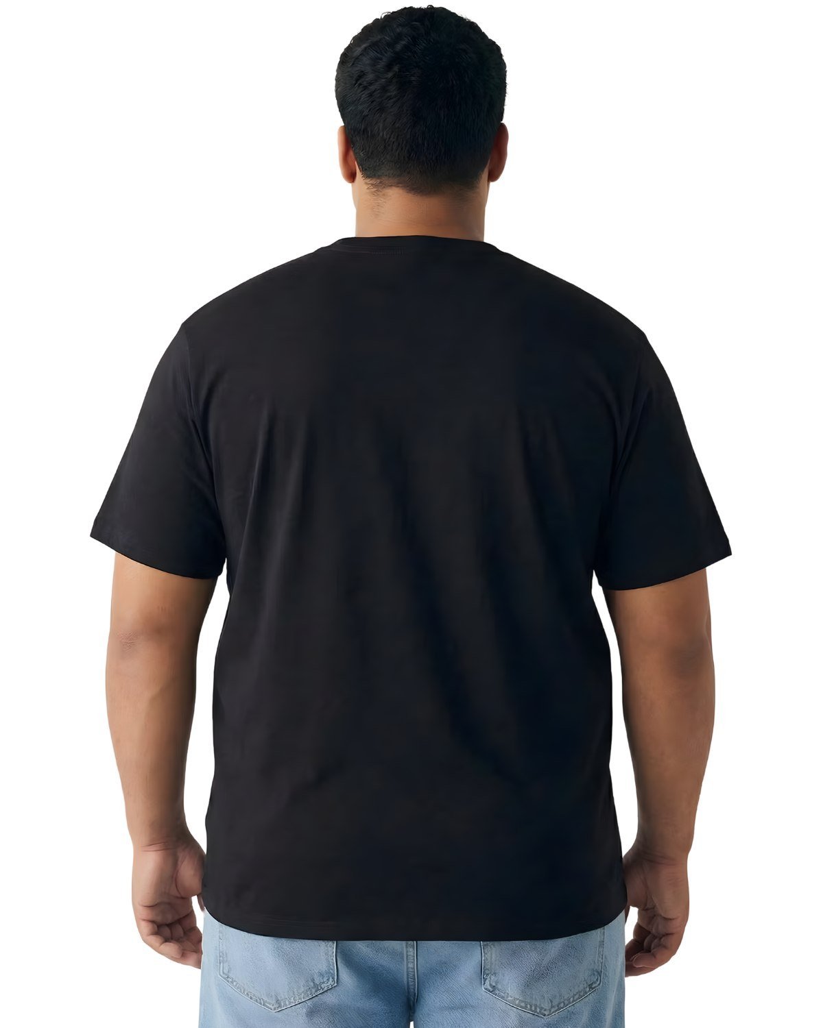Urban Distressed Cotton Tee — Men’s Plus Size 2XL–7XL - Image 7