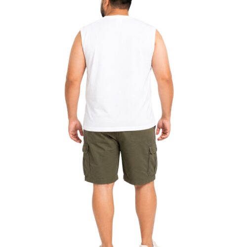 Comfort Fit Cotton Plus Size Sleeveless Top | Men's Iconic Superman Graphic Tee | Gym & Casual Wear - Image 6