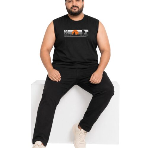 Men's Big & Tall "Explore" Graphic Tank | Soft Cotton Sleeveless Tee | Adventure Style - Image 4