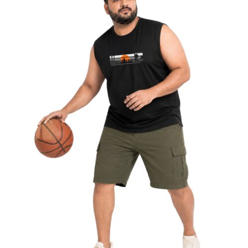 Men's Big & Tall "Explore" Graphic Tank | Soft Cotton Sleeveless Tee | Adventure Style - Image 1