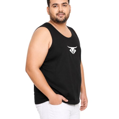 Men's Plus Size Bull Design Polyester Athletic Vest | Moisture-Wicking Gym Wear - Image 21